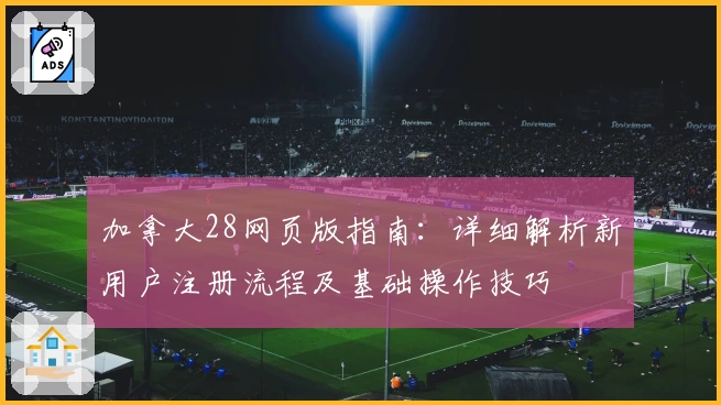 加拿大28网页版指南：详细解析新用户注册流程及基础操作技巧